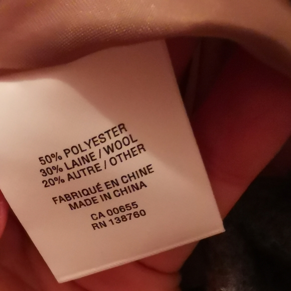 Wool coat wrap with snap buttons - Picture 6 of 7